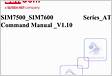 SIM7500 SIM7600 Series AT Command Manual V1